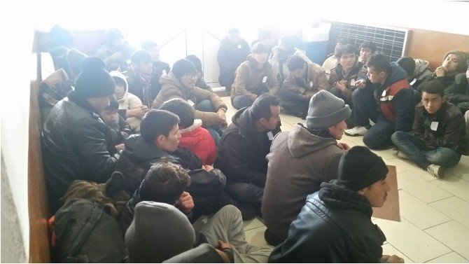 Kuşadası’nda 22 Kaçak Göçmen ve 1 İnsan Taciri Yakalandı