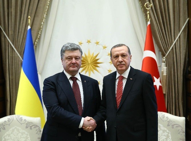 Cumhurbaşkanı Erdoğan Ve Ukrayna Devlet Başkanı İle Görüştü