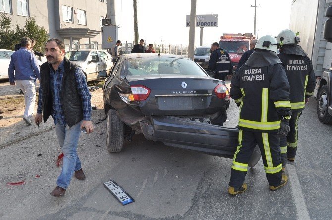 Bursa'da 4 Ayrı Kazada 4 Kişi Yaralandı