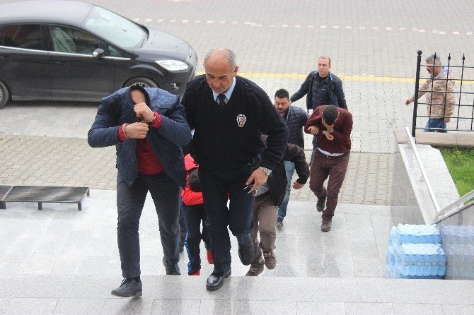 Samsun'da Otol Hırsızlığı Zanlısı 4 Kişi Yakalandı