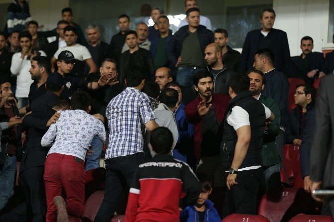 Gaziantepspor-Sivasspor Maçı Sonunda Arbede