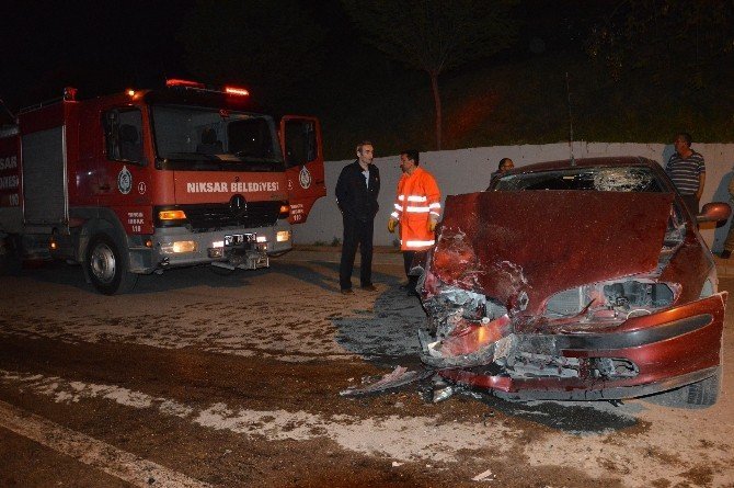 Tokat'ta Korkunç Kaza: 2 Yaralı