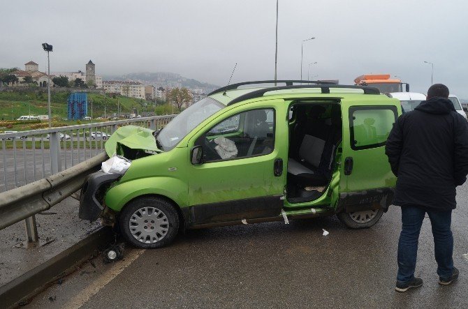 Trabzon'da Yağışlı Hava Kazaları Beraberinde Getirdi