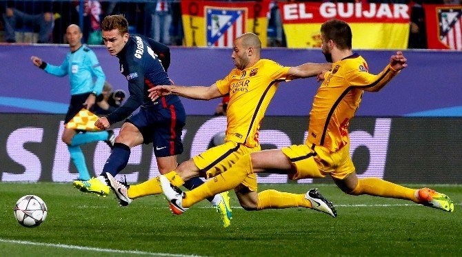 Atletico Madrid,Barcelona'yı 2-0 Mağlup Etti