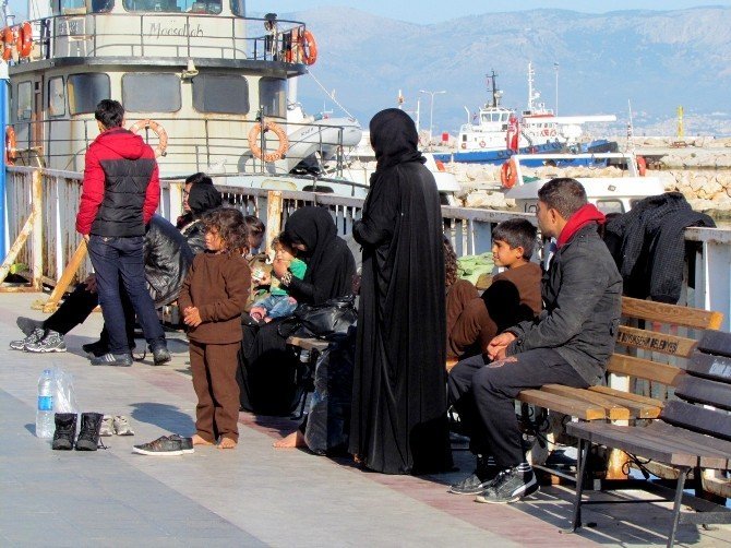 İzmir'de 45 Sığınmacı Yakalandı