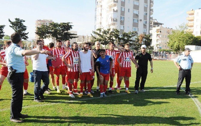 Erdemli Belediyespor-Akşehir Spor Maçı Olaylı Bitti