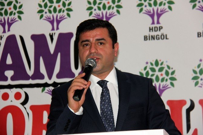 HDP Eş Genel Başkanı Demirtaş Bingöl’de