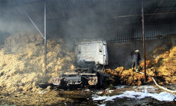 Bursa'da Ahırda Yangın Çıktı
