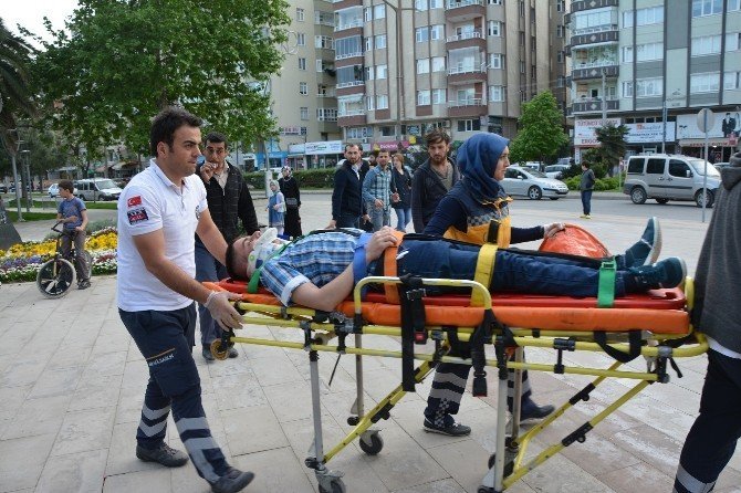 Samsun'da Elektrikli Bisiklet Kazası: 1 Yaralı