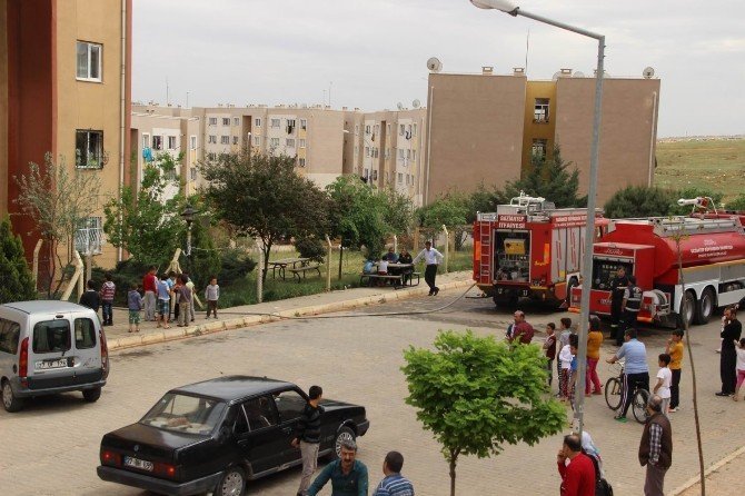 Gaziantep’te Bir Evde Yangın Çıktı