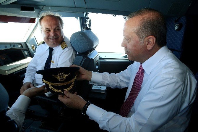 Erdoğan'dan Pilotlara Jest