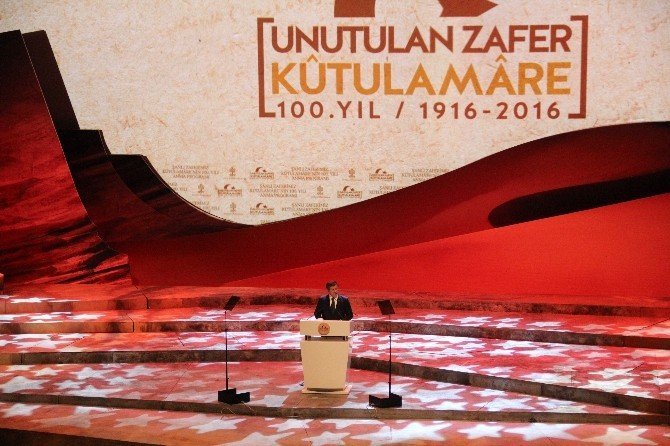 Davutoğlu Kutü'l-Amare Zaferinin 100.Yıl Kutlama Töreninde