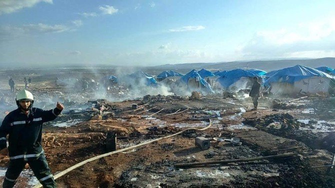 Hatay'da Sığınmacı Kampı Bombalandı