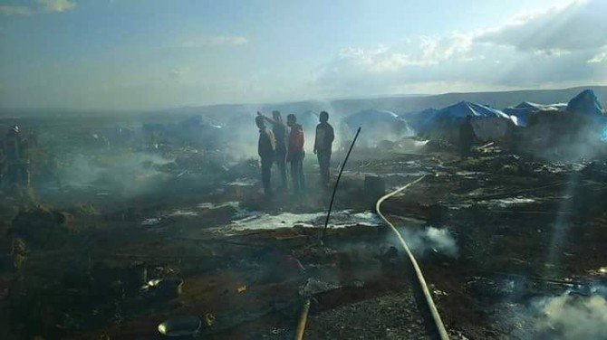 Hatay'da Sığınmacı Kampı Bombalandı