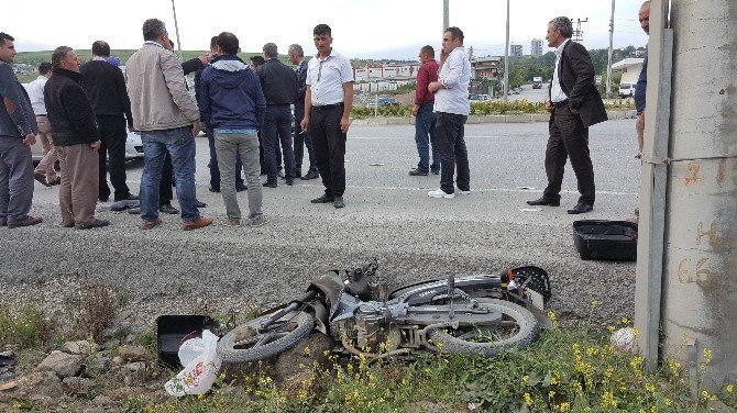 Samsun'da Kaza: 1 Yaralı