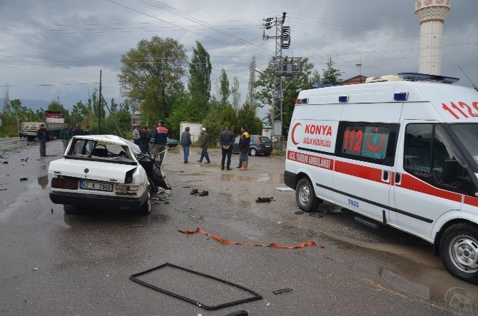 Konya’da Kaza: 1 Ölü, 1 Yaralı