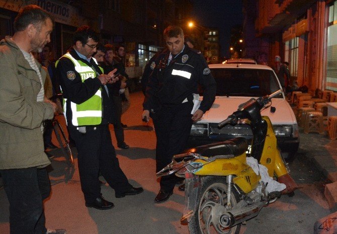 Samsun'da Motosiklet Kazası: 1 Yaralı