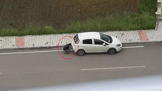 Samsun'da Çalıntı Otomobil Alarmı
