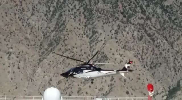 DSİ Genel Müdürünün İçinde Bulunduğu Helikopter Yan Yattı