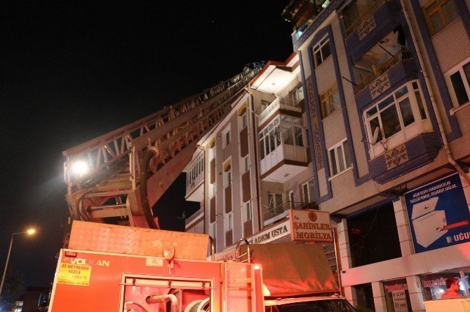 Sivas'ta Korkutan Yangın