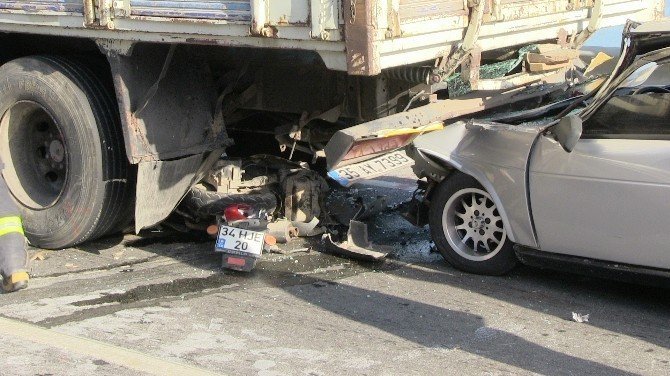 Bodrum’da Zincirleme Trafik Kazası