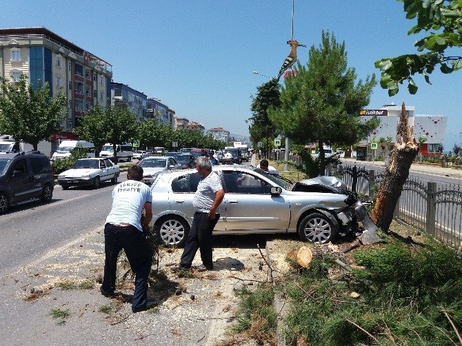 Samsun'da Kaza: 2 Yaralı