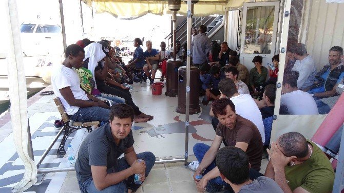 Çanakkale'de 47 Göçmen Yakalandı