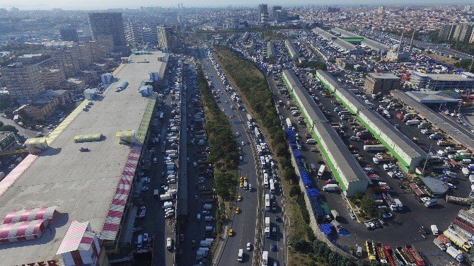 Bayram Dönüş Çilesi Havadan Görüntülendi