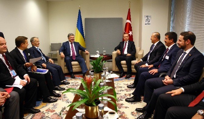 Erdoğan, Ukrayna Cumhurbaşkanı İle Görüştü