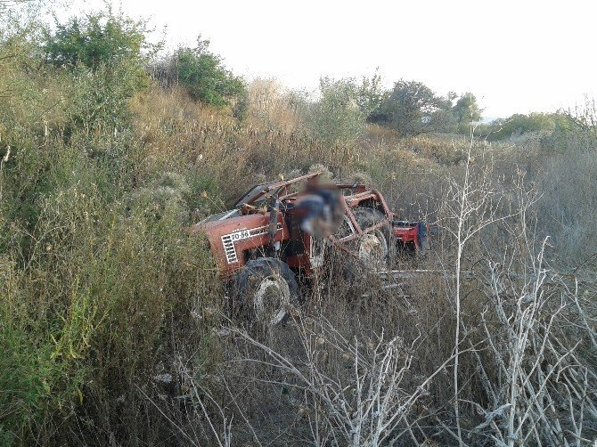Tekirdağ’da Traktör Kazası