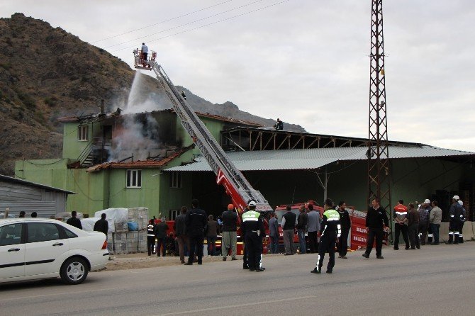 Amasya’da Yangın Paniği