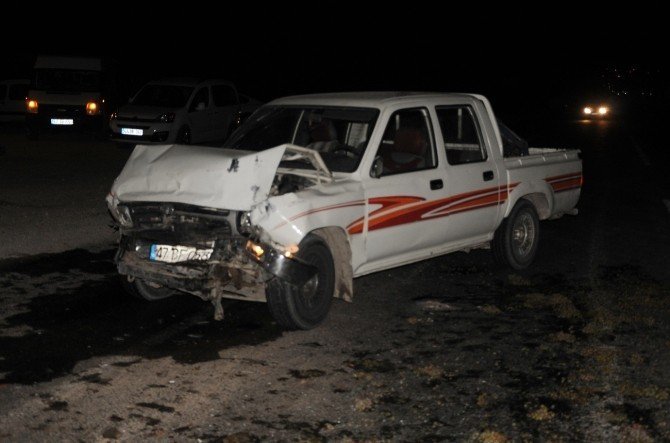Mardin’de İki Kamyonet Çarpıştı: 7 Yaralı