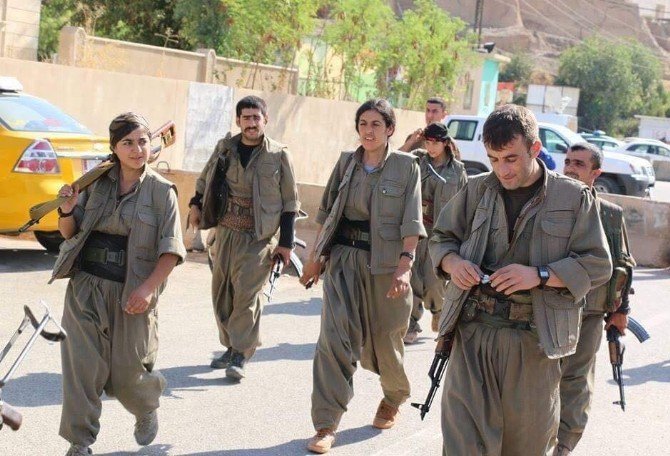 PKK’lı teröristler Kerkük’e Girdi