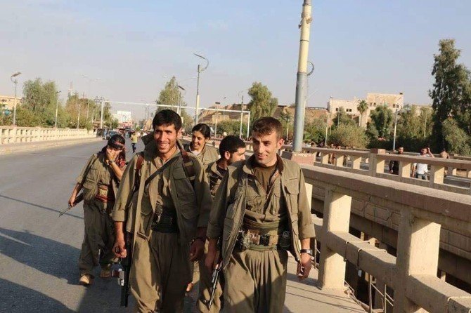 PKK’lı teröristler Kerkük’e Girdi