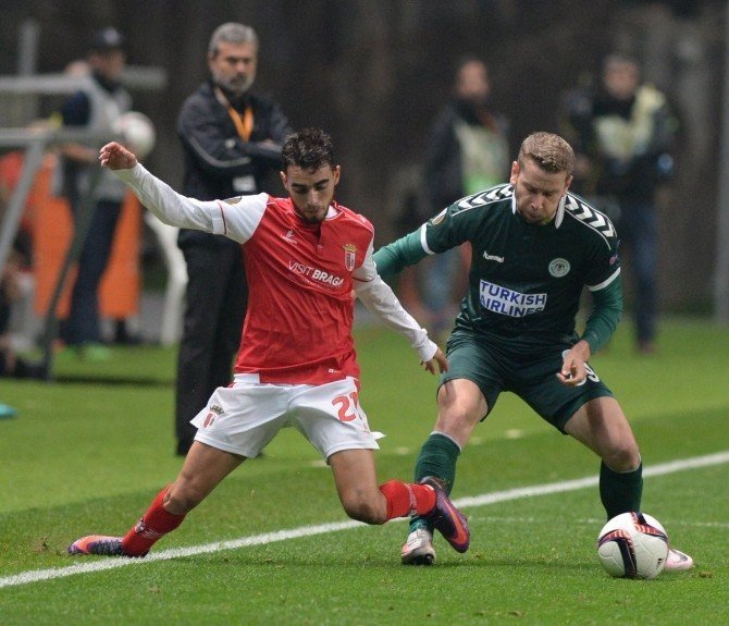 Konyaspor,Braga'ya 3-1 Yenik Düştü