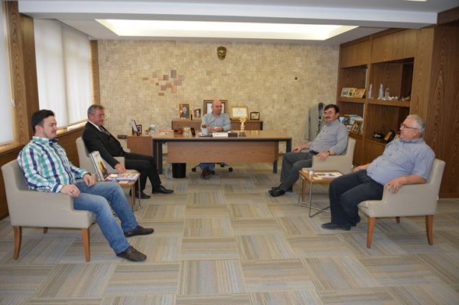 Kaymakam Muhammet Önder’den, Belediye Başkanı Saraoğlu’na Ziyaret