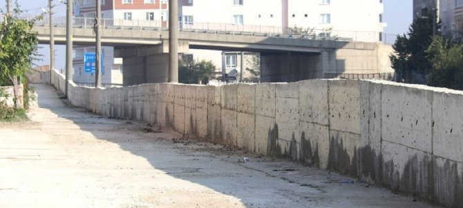 Çerkezköy’de 630 Metre İstinat Duvarı Yapıldı