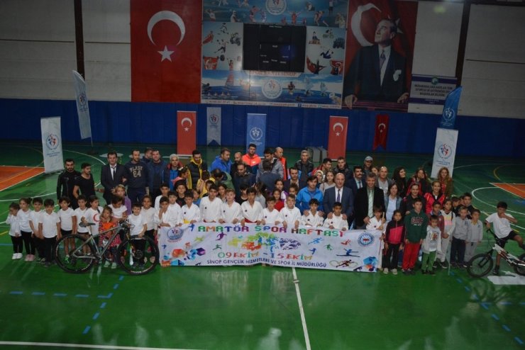 Sinop’ta Amatör Spor Haftası