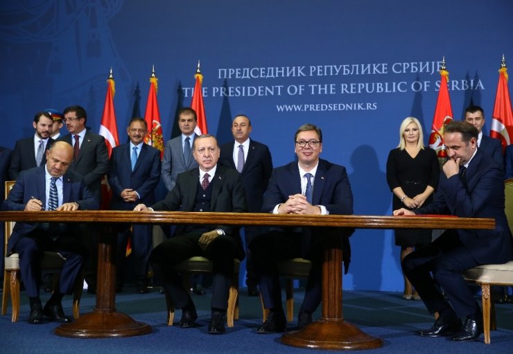 Türkiye Ve Sırbistan Arasında 12 Anlaşma İmzalandı