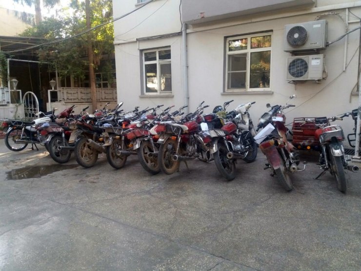 Polis Uygulamasında 32 Motosiklet Çalıntı Çıktı