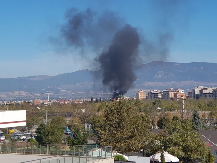Turgutlu’da Merkez Trafoda Yangın Çıktı