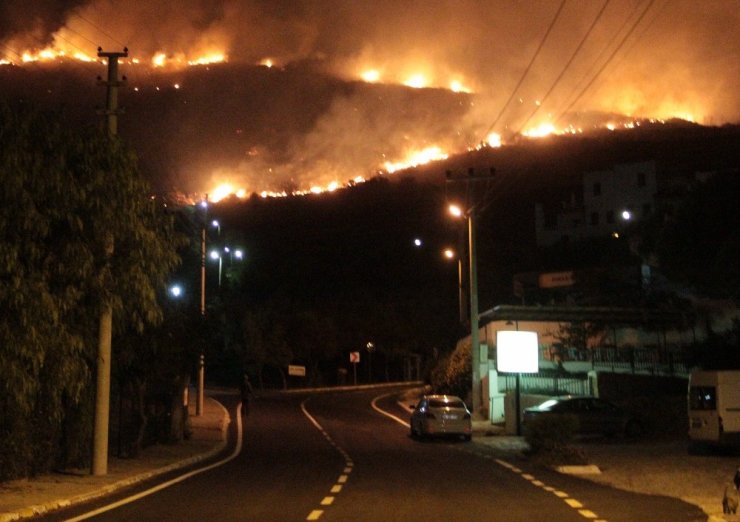 Yangın Nedeniyle Tatil Siteleri Boşaltıldı Ama Korkulan Olmadı