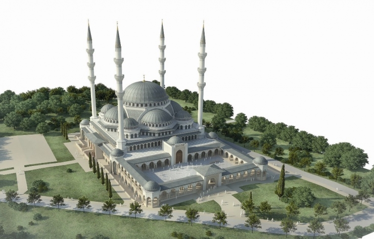 Uludağ Üniversitesine 4 Minareli 20 Bin Kişilik Cami