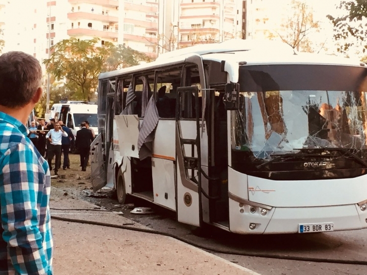 Mersin’de Polis Servis Aracına Bombalı Saldırı: 12 Yaralı