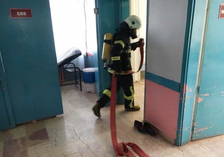 Hayrabolu Devlet Hastanesi’nde Yangın Tatbikatı Yapıldı