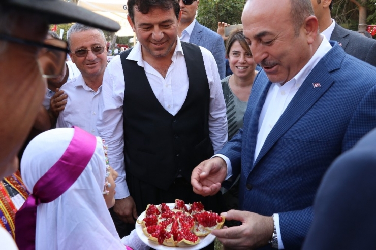 Bakan Çavuşoğlu: "Çekirdeksiz Nar Emsalsiz Bir Ürün, Tüm Dünyaya Tanıtılması Gerekli"