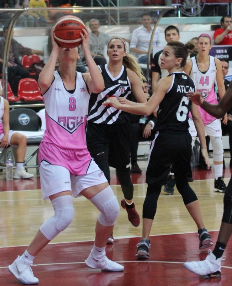 Bilyoner.com Kadınlar Basketbol Ligi: Agü: 64 - Beşiktaş: 50