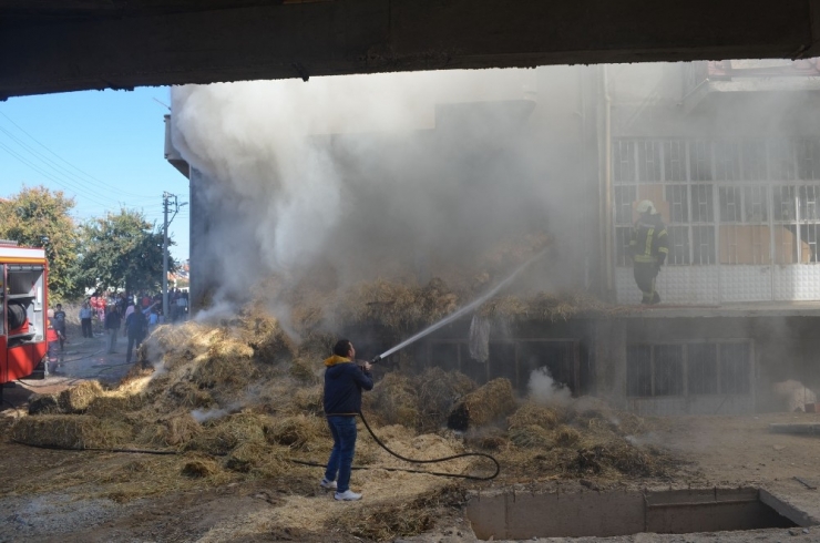 Binanın Bodrum Katında Çıkan Yangın Korkuttu