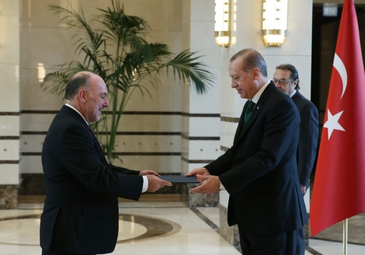 Cumhurbaşkanı Erdoğan, Yunanistan Büyükelçisini Kabul Etti