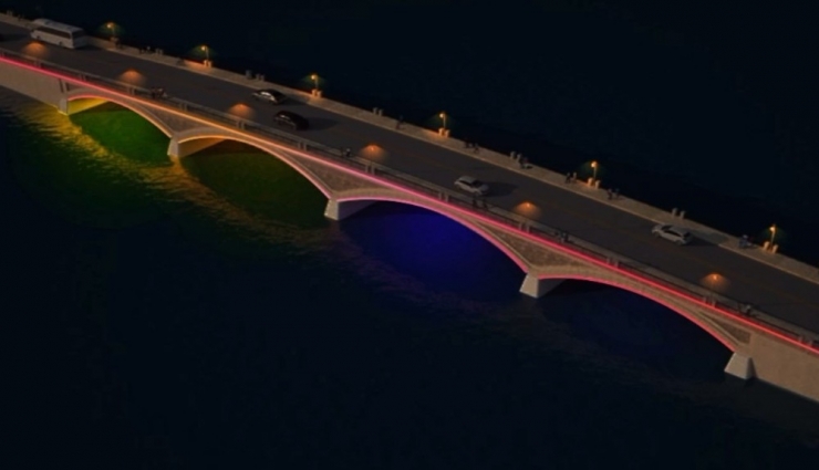 Cunda Köprüsü Işıl Işıl Olacak